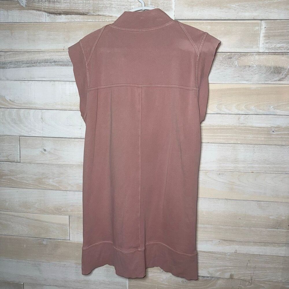 Daily Practice by Anthropologie Meru Zip-Front Sweatshirt Mini Dress Size M - Picture 5 of 5
